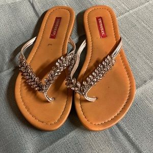 Bling flip flops